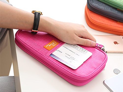 RFID Travel Passport Wallet, Family Passport Holder, Trip Document Organizer P.Travel Series