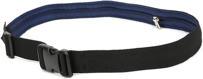 Anti Theft Wallet Belt Money Belt with Zipper Pocket for Travel Sports Running Yoga Hiking