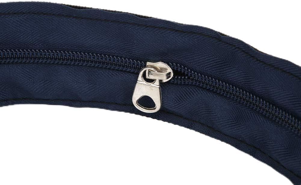 Anti Theft Wallet Belt Money Belt with Zipper Pocket for Travel Sports Running Yoga Hiking