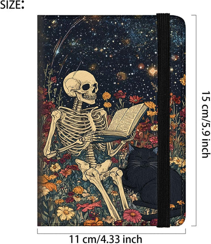 Passport Cover,RFID Blocking,Large Capacity Multi-Slot Travel Passport Wallet for Men & Women - Dark Raven - Colors C