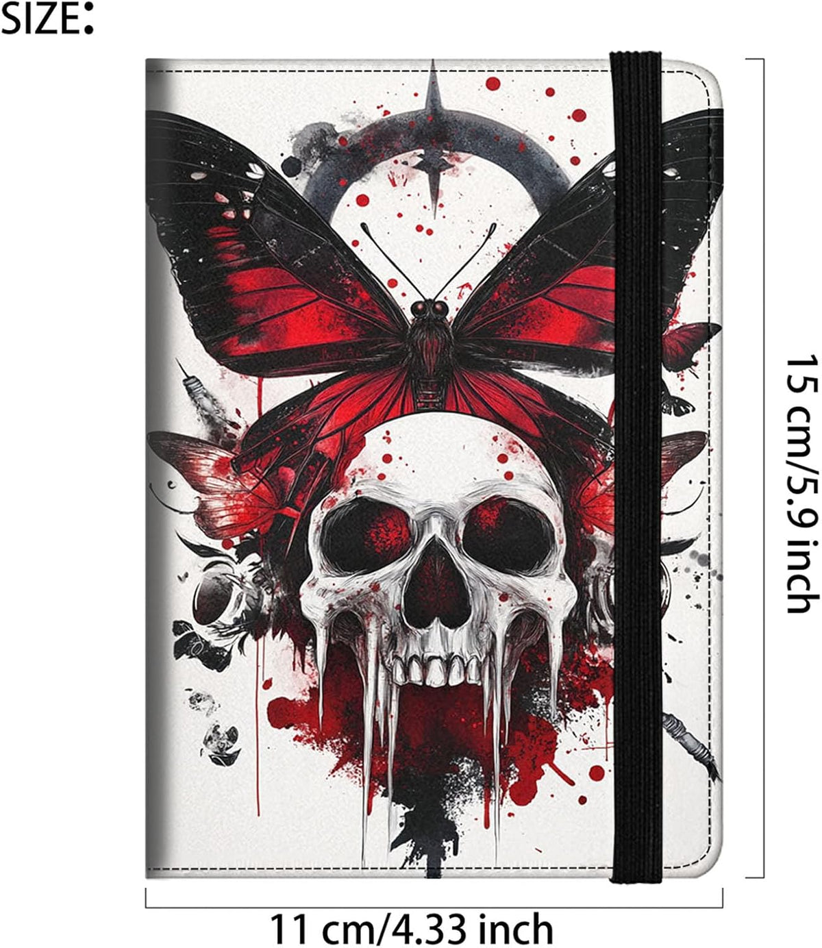 Passport Cover,RFID Blocking,Large Capacity Multi-Slot Travel Passport Wallet for Men & Women - Dark Raven - Colors C