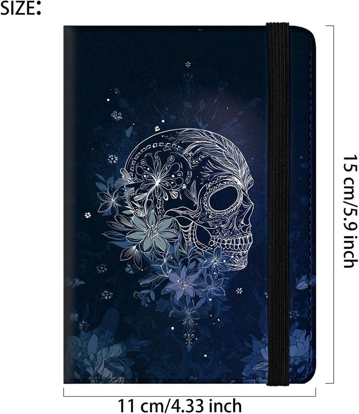 Passport Cover,RFID Blocking,Large Capacity Multi-Slot Travel Passport Wallet for Men & Women - Dark Raven - Colors C