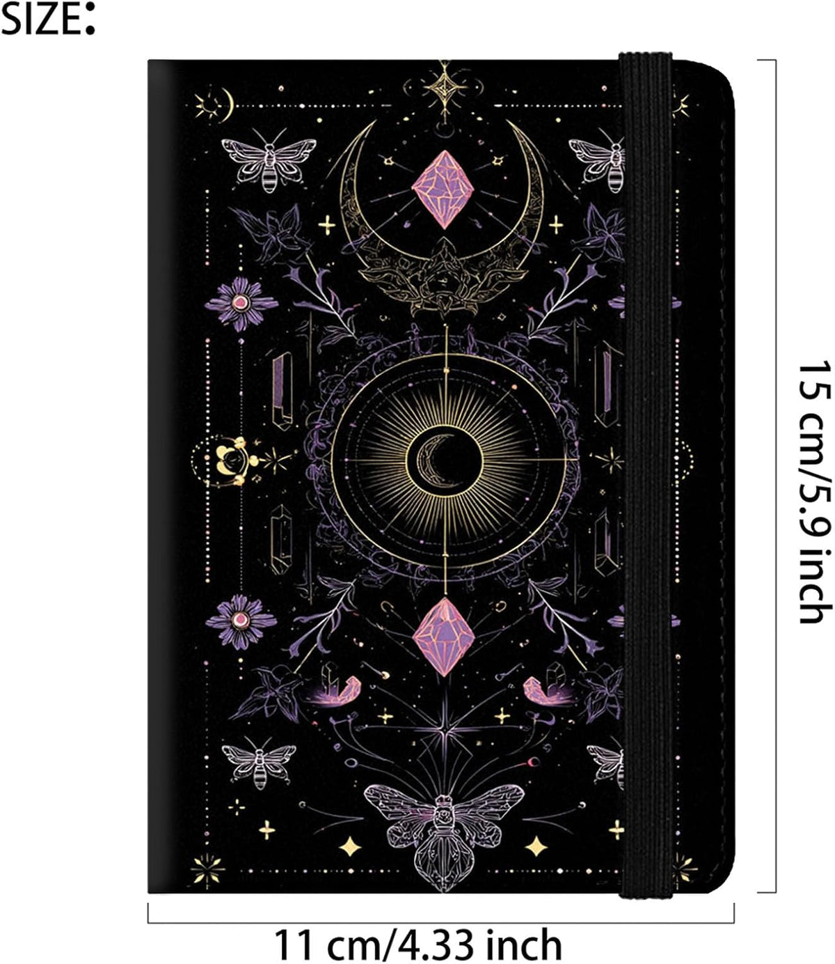 Passport Cover,RFID Blocking,Large Capacity Multi-Slot Travel Passport Wallet for Men & Women - Dark Raven - Colors C