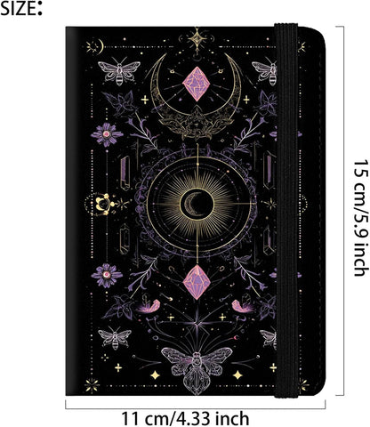Passport Cover,RFID Blocking,Large Capacity Multi-Slot Travel Passport Wallet for Men & Women - Dark Raven - Colors C