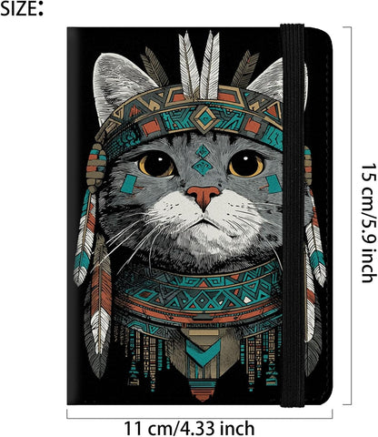 Passport Cover,RFID Blocking,Large Capacity Multi-Slot Travel Passport Wallet for Men & Women - Dark Raven - Colors C