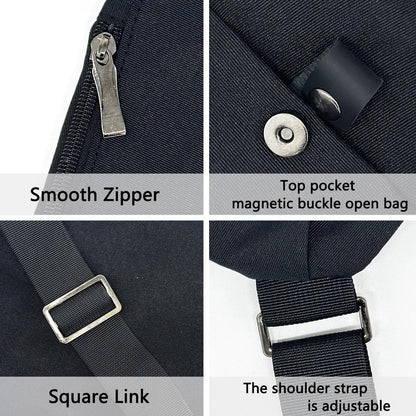 Anti Theft Sling Travel Bag Flat Small Pickpocket Proof Slim Crossbody bags | Travel Pack Cross-body Bag One Shoulder Bag Anti Pickpocket Chest Pouch Passport Bag Secure Purses for Men Women lightweight