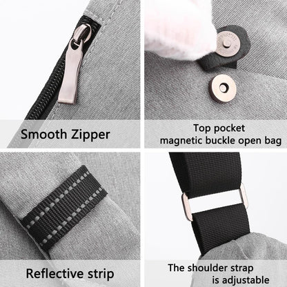 Anti Theft Sling Travel Bag Flat Small Pickpocket Proof Slim Crossbody bags | Travel Pack Cross-body Bag One Shoulder Bag Anti Pickpocket Chest Pouch Passport Bag Secure Purses for Men Women lightweight