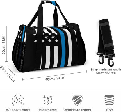 Carry On Foldable Travel Duffel Bag Lightweight Weekender Overnight Tote Bag for Women Yoga Sport