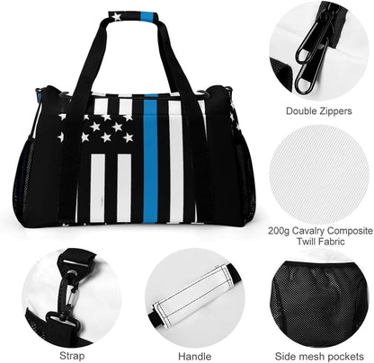 Carry On Foldable Travel Duffel Bag Lightweight Weekender Overnight Tote Bag for Women Yoga Sport