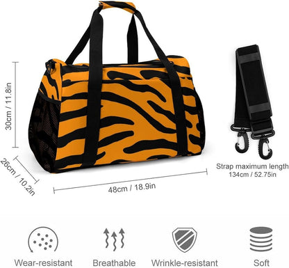 Carry On Foldable Travel Duffel Bag Lightweight Weekender Overnight Tote Bag for Women Yoga Sport