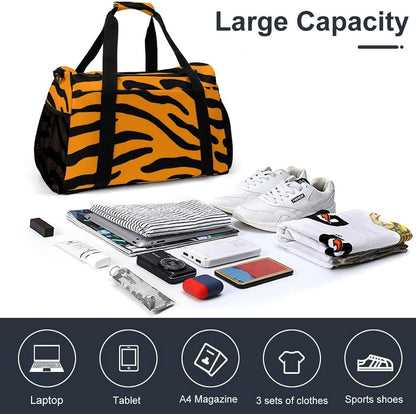 Carry On Foldable Travel Duffel Bag Lightweight Weekender Overnight Tote Bag for Women Yoga Sport
