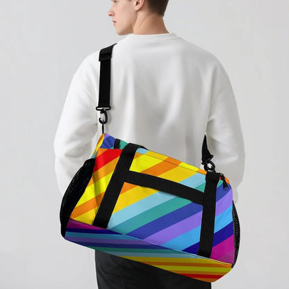 Carry On Foldable Travel Duffel Bag Lightweight Weekender Overnight Tote Bag for Women Yoga Sport