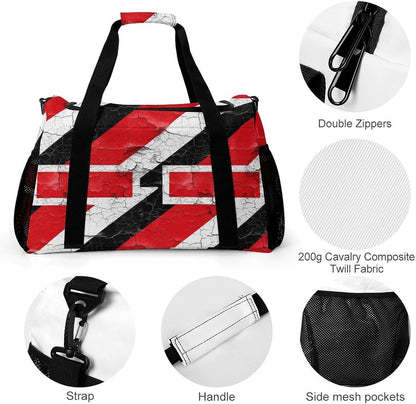 Carry On Foldable Travel Duffel Bag Lightweight Weekender Overnight Tote Bag for Women Yoga Sport