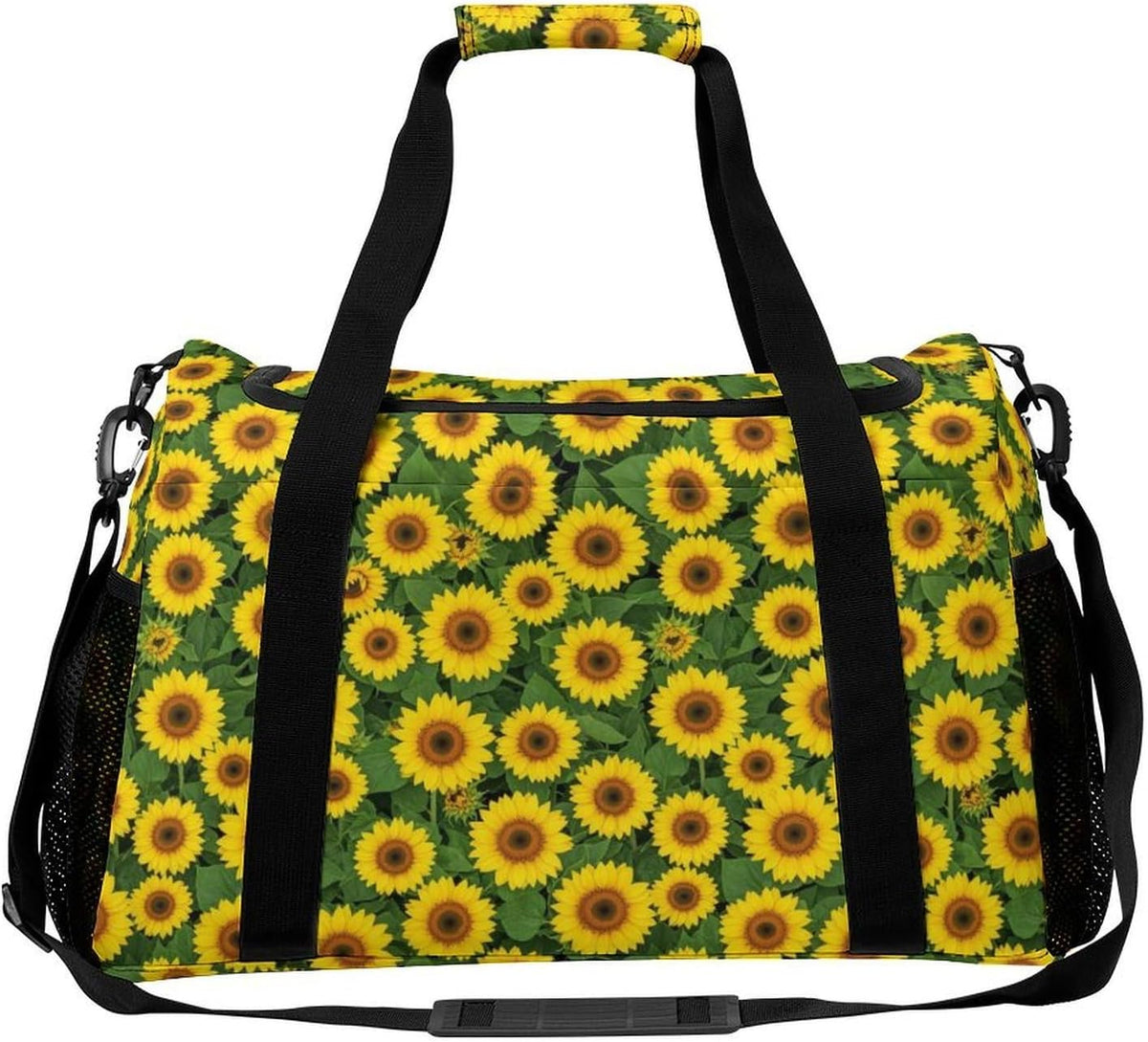 Carry On Foldable Travel Duffel Bag Lightweight Weekender Overnight Tote Bag for Women Yoga Sport