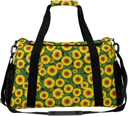Carry On Foldable Travel Duffel Bag Lightweight Weekender Overnight Tote Bag for Women Yoga Sport
