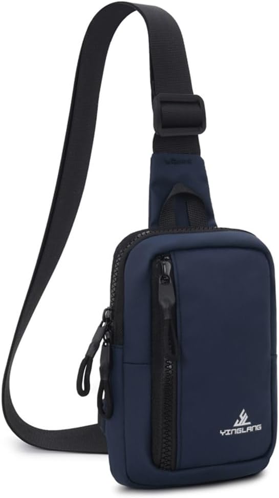 Mini Sling Bag for Men & Women, Waterproof Utility Chest Bag, Lightweight Crossbody Backpack for Hiking Travel Sports | Waterproof fabric