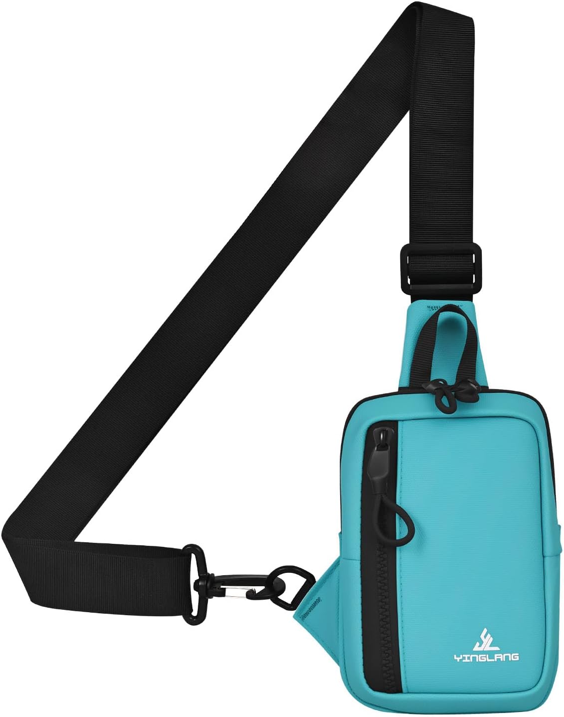 Mini Sling Bag for Men & Women, Waterproof Utility Chest Bag, Lightweight Crossbody Backpack for Hiking Travel Sports | Waterproof fabric