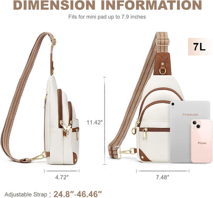 Anti Theft Crossbody Bags for Women, RFID Sling Bag Travel Purse, RFID Cross Body Purses Chest Bag for Travel