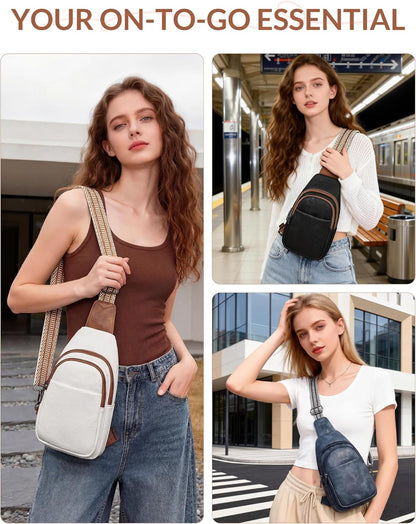 Anti Theft Crossbody Bags for Women, RFID Sling Bag Travel Purse, RFID Cross Body Purses Chest Bag for Travel