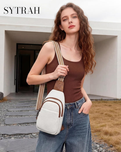 Anti Theft Crossbody Bags for Women, RFID Sling Bag Travel Purse, RFID Cross Body Purses Chest Bag for Travel