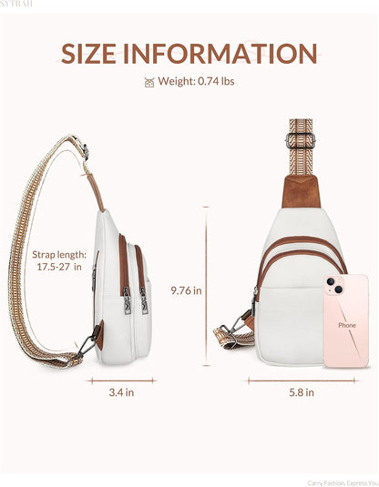 Anti Theft Crossbody Bags for Women, RFID Sling Bag Travel Purse, RFID Cross Body Purses Chest Bag for Travel