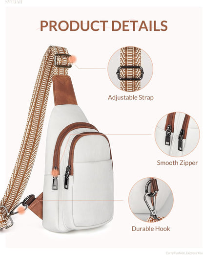 Anti Theft Crossbody Bags for Women, RFID Sling Bag Travel Purse, RFID Cross Body Purses Chest Bag for Travel