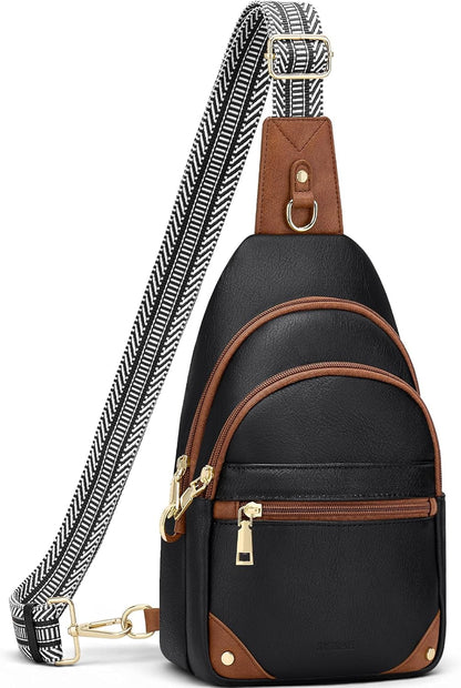 Anti Theft Crossbody Bags for Women, RFID Sling Bag Travel Purse, RFID Cross Body Purses Chest Bag for Travel