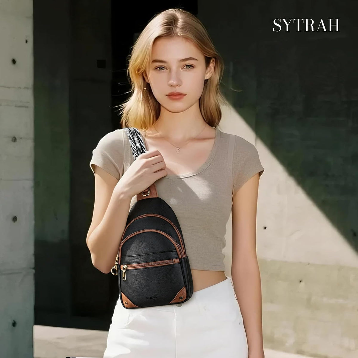 Anti Theft Crossbody Bags for Women, RFID Sling Bag Travel Purse, RFID Cross Body Purses Chest Bag for Travel