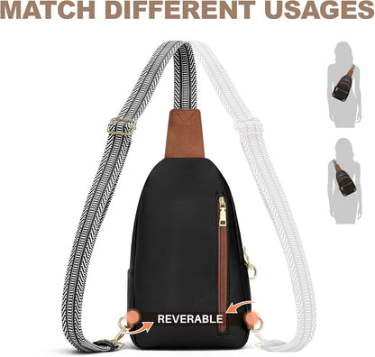 Anti Theft Crossbody Bags for Women, RFID Sling Bag Travel Purse, RFID Cross Body Purses Chest Bag for Travel