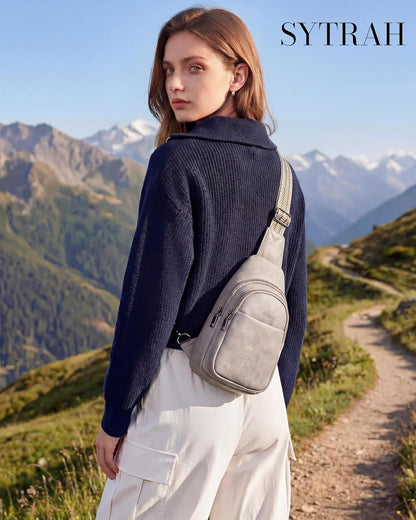 Anti Theft Crossbody Bags for Women, RFID Sling Bag Travel Purse, RFID Cross Body Purses Chest Bag for Travel