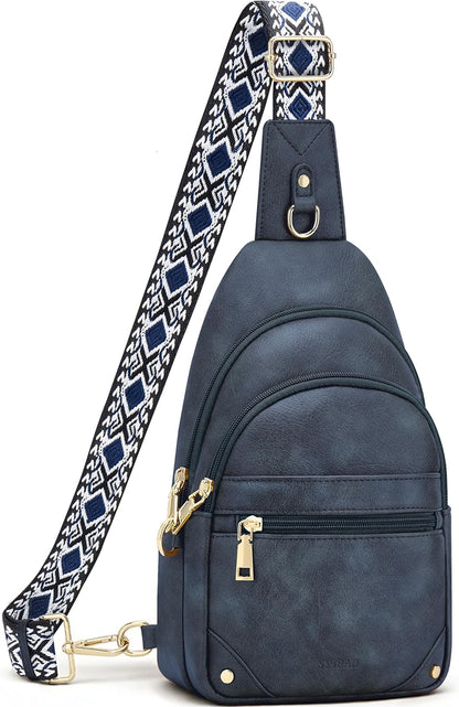 Anti Theft Crossbody Bags for Women, RFID Sling Bag Travel Purse, RFID Cross Body Purses Chest Bag for Travel