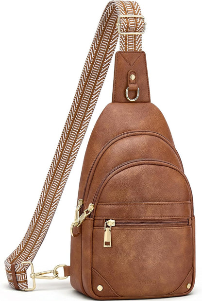 Anti Theft Crossbody Bags for Women, RFID Sling Bag Travel Purse, RFID Cross Body Purses Chest Bag for Travel