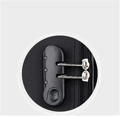 Carry-On Softside Luggage with Spinner Wheels,Expandable Softside Carry-On Suitcase Checked Luggage Luggage Carry On (Color : Black, Size : 20in)