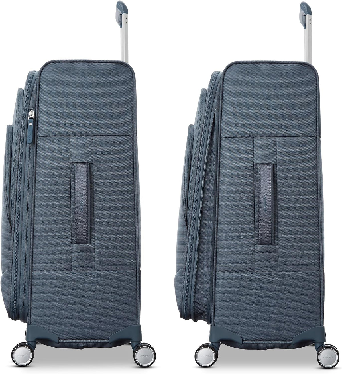 UpLIFT Lightweight Softside Carry-On Luggage with Spinner Wheels - Expandable - Airline-Approved, Polyester Soft Suitcase for Ultra Light Travel - Black