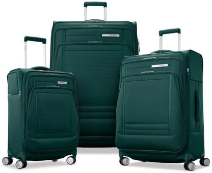 UpLIFT Lightweight Softside Carry-On Luggage with Spinner Wheels - Expandable - Airline-Approved, Polyester Soft Suitcase for Ultra Light Travel - Black