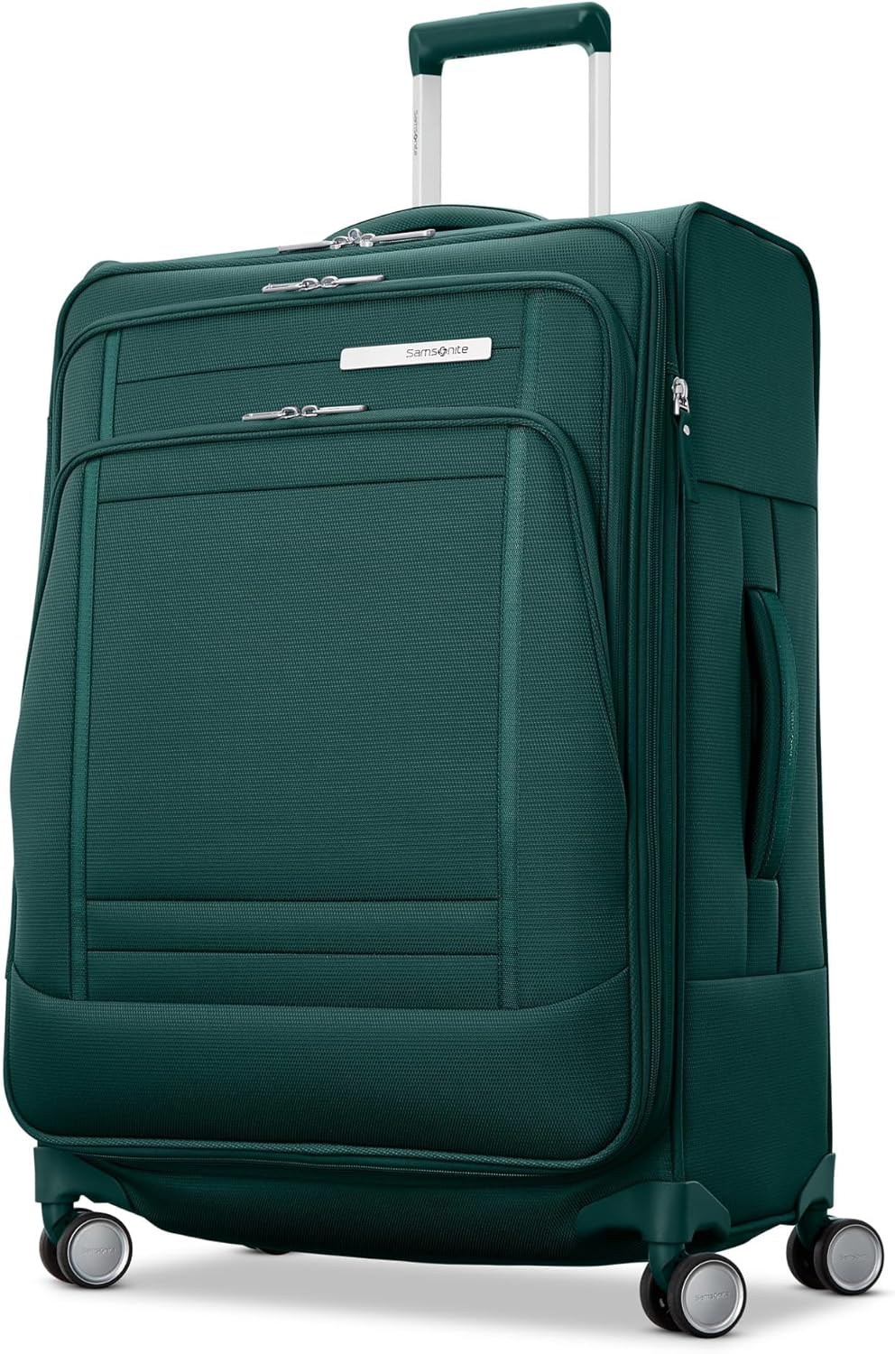 UpLIFT Lightweight Softside Carry-On Luggage with Spinner Wheels - Expandable - Airline-Approved, Polyester Soft Suitcase for Ultra Light Travel - Black