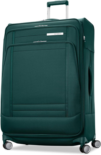 UpLIFT Lightweight Softside Carry-On Luggage with Spinner Wheels - Expandable - Airline-Approved, Polyester Soft Suitcase for Ultra Light Travel - Black