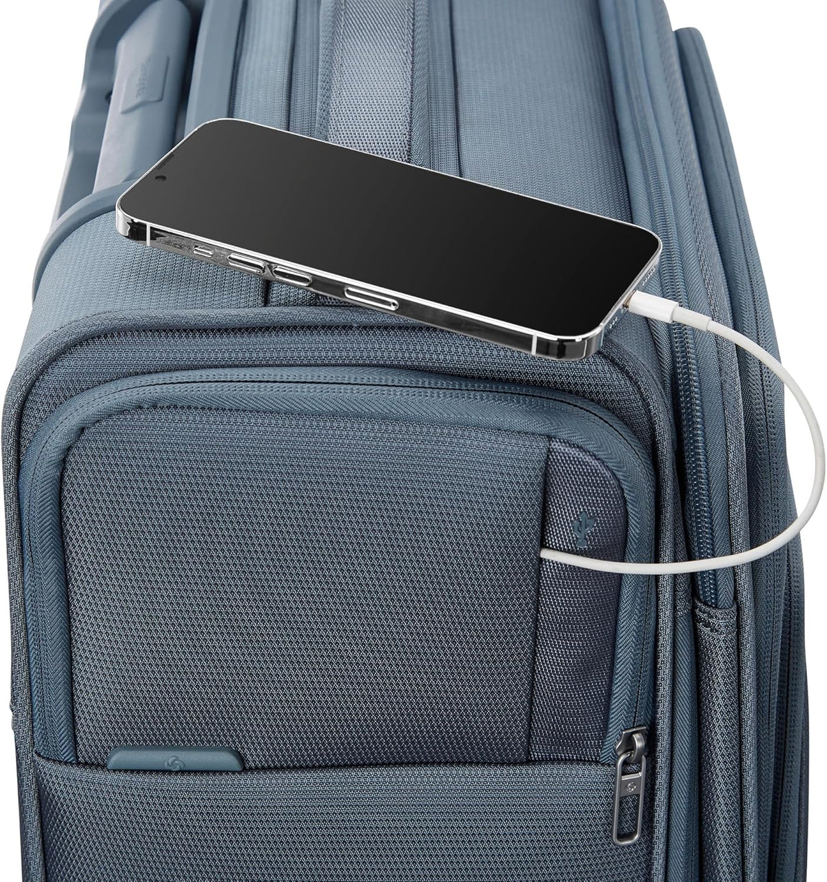 UpLIFT Lightweight Softside Carry-On Luggage with Spinner Wheels - Expandable - Airline-Approved, Polyester Soft Suitcase for Ultra Light Travel - Black