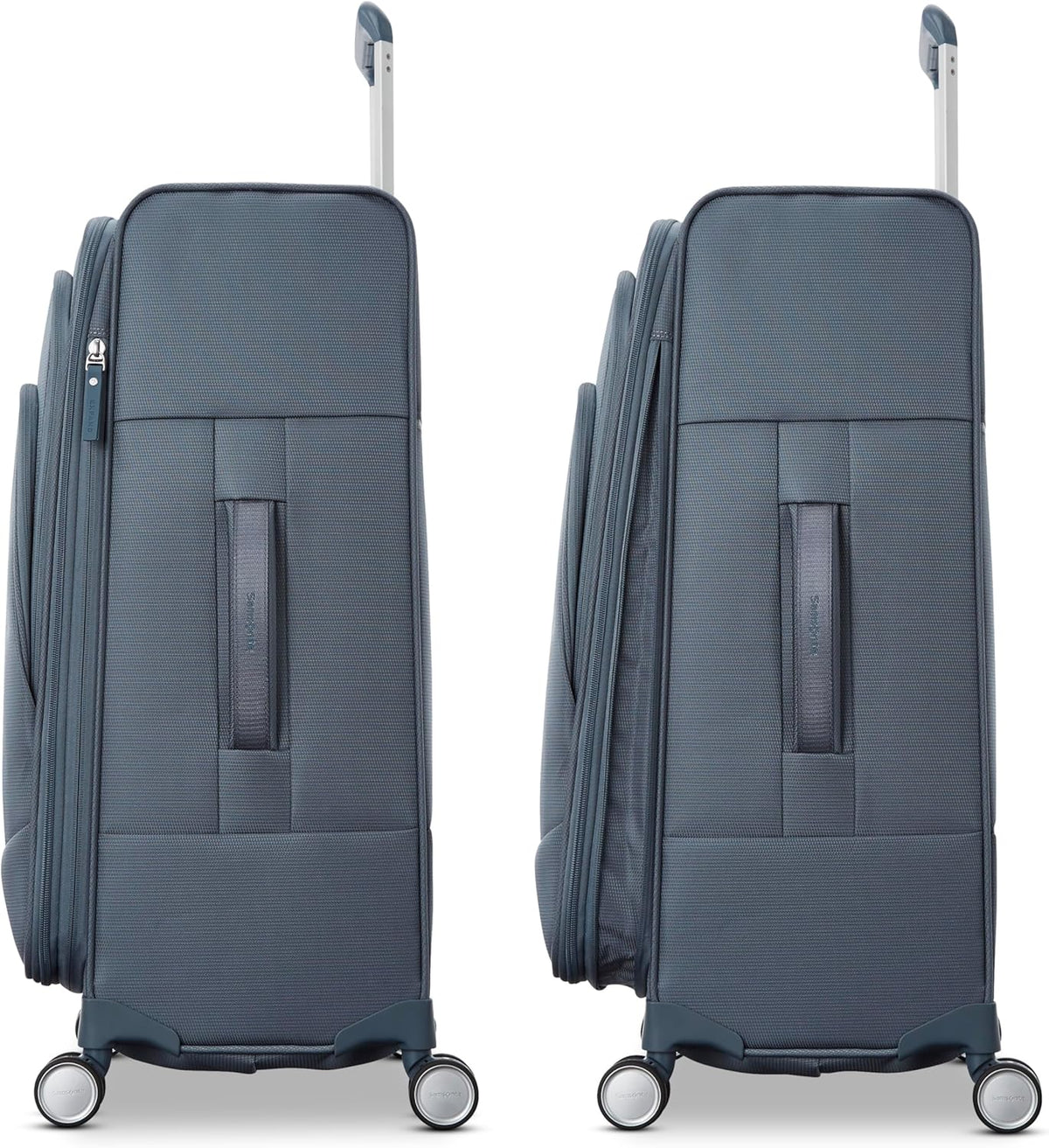 UpLIFT Lightweight Softside Carry-On Luggage with Spinner Wheels - Expandable - Airline-Approved, Polyester Soft Suitcase for Ultra Light Travel - Black