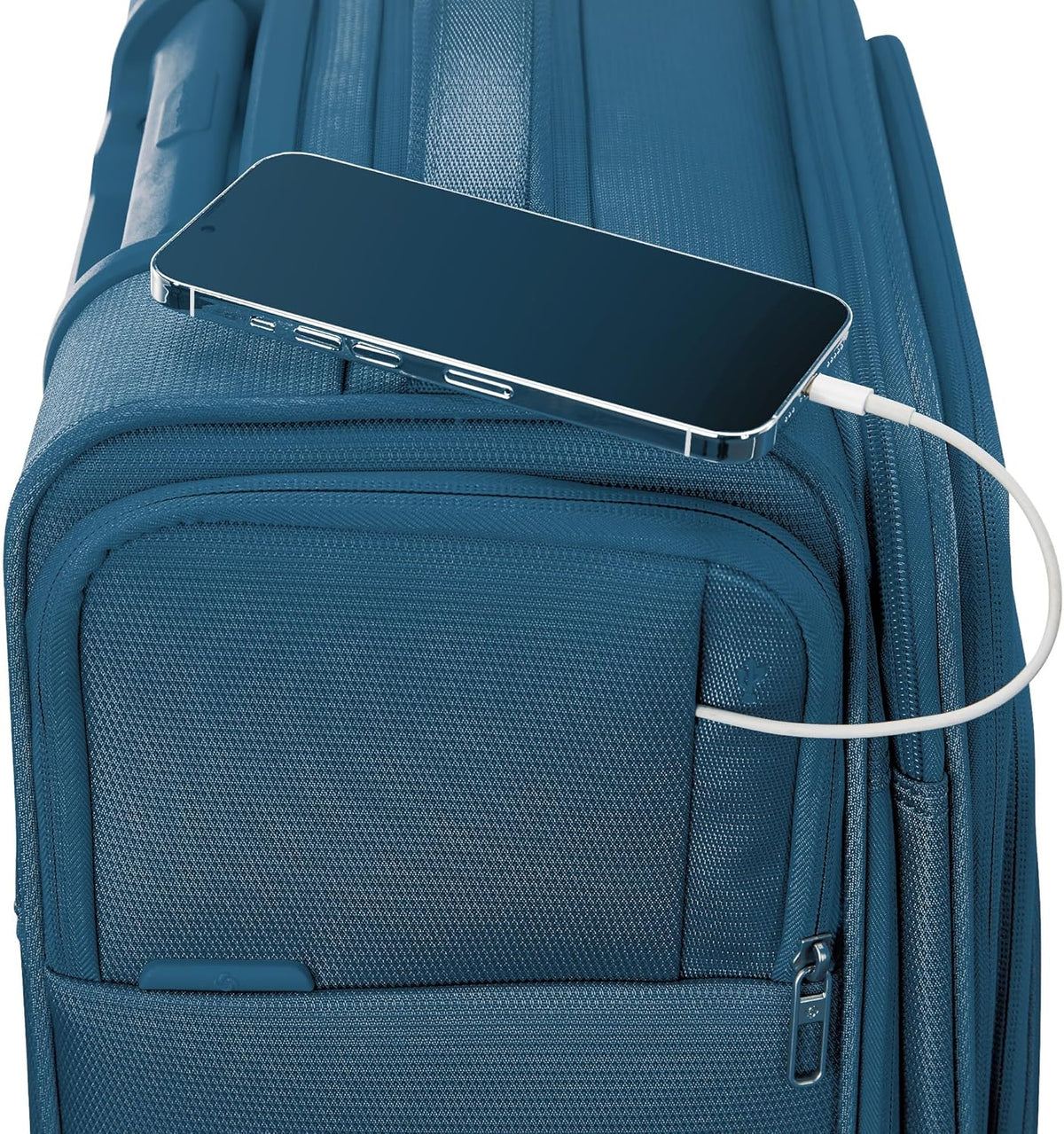 UpLIFT Lightweight Softside Carry-On Luggage with Spinner Wheels - Expandable - Airline-Approved, Polyester Soft Suitcase for Ultra Light Travel - Black