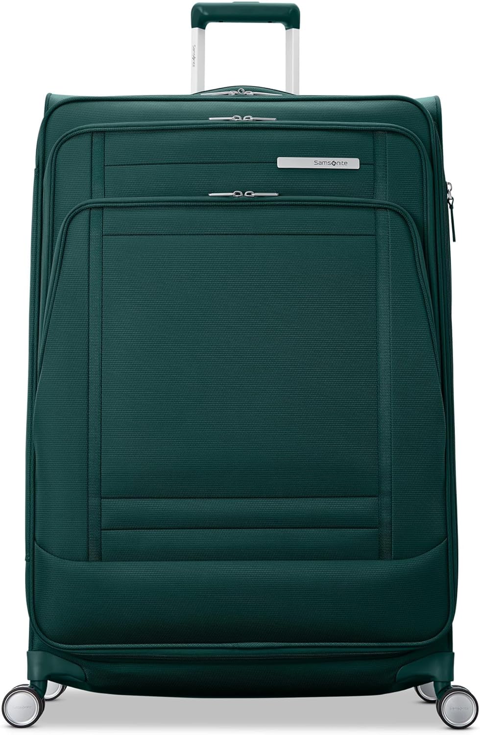 UpLIFT Lightweight Softside Carry-On Luggage with Spinner Wheels - Expandable - Airline-Approved, Polyester Soft Suitcase for Ultra Light Travel - Black