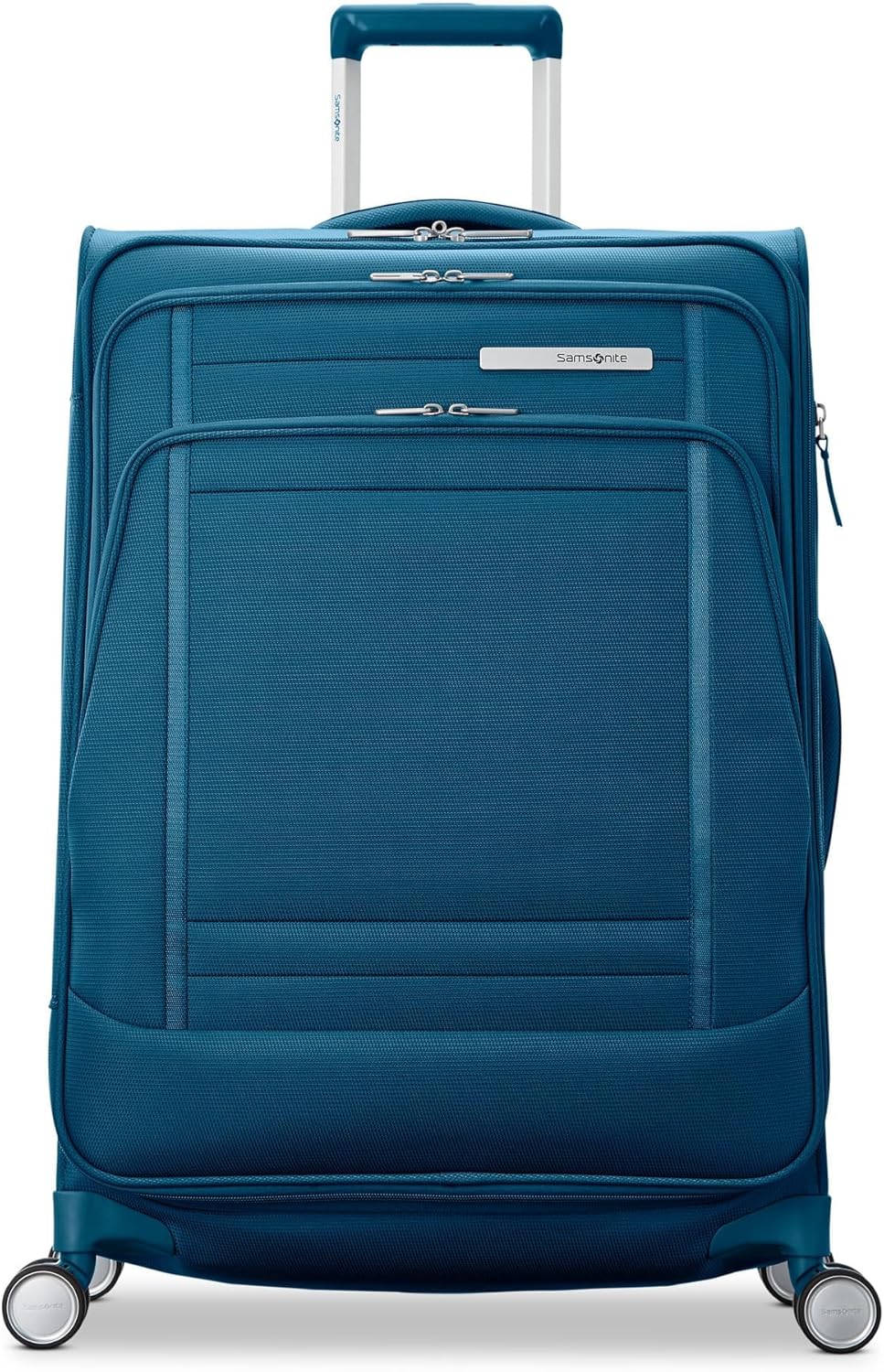 UpLIFT Lightweight Softside Carry-On Luggage with Spinner Wheels - Expandable - Airline-Approved, Polyester Soft Suitcase for Ultra Light Travel - Black