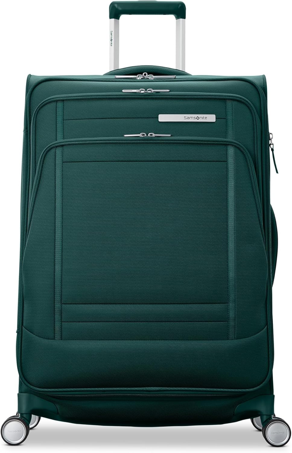 UpLIFT Lightweight Softside Carry-On Luggage with Spinner Wheels - Expandable - Airline-Approved, Polyester Soft Suitcase for Ultra Light Travel - Black