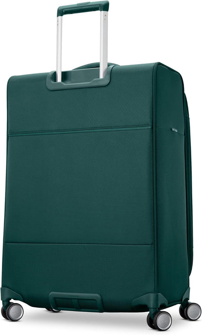 UpLIFT Lightweight Softside Carry-On Luggage with Spinner Wheels - Expandable - Airline-Approved, Polyester Soft Suitcase for Ultra Light Travel - Black