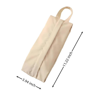 Portable Underwear and Sock Storage Bag, Travel Organizer for Lingerie, Hosiery, and Accessories, Foldable Space-Saving Design, Yellow