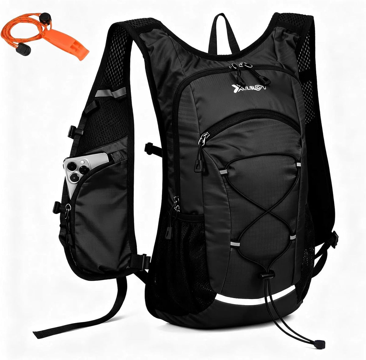 Hiking Backpack Lightweight Travel Backpack 20L Waterproof Hiking Daypacks Camping Backpack for Men Women (Black)