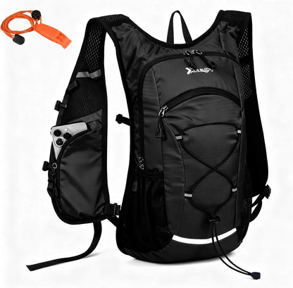 Hiking Backpack Lightweight Travel Backpack 20L Waterproof Hiking Daypacks Camping Backpack for Men Women (Black)