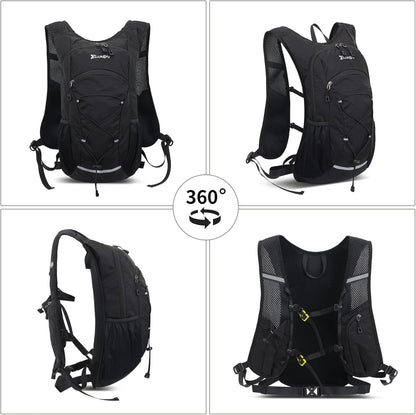 Hiking Backpack Lightweight Travel Backpack 20L Waterproof Hiking Daypacks Camping Backpack for Men Women (Black)