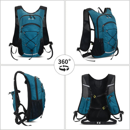 Hiking Backpack Lightweight Travel Backpack 20L Waterproof Hiking Daypacks Camping Backpack for Men Women (Black)