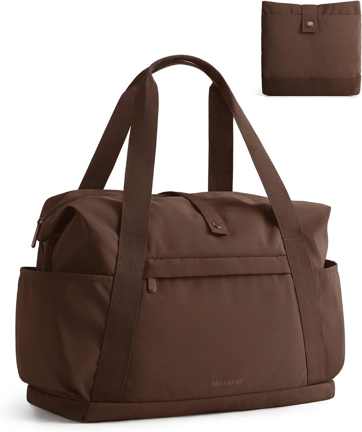 Foldable Duffle Bag for Travel, 25L Personal Item Travel Bag, Carry on Duffel Bag for Travel Essentials, Lightweight Gym Bag for Women, Weekender Bags for Women, Water Resistant